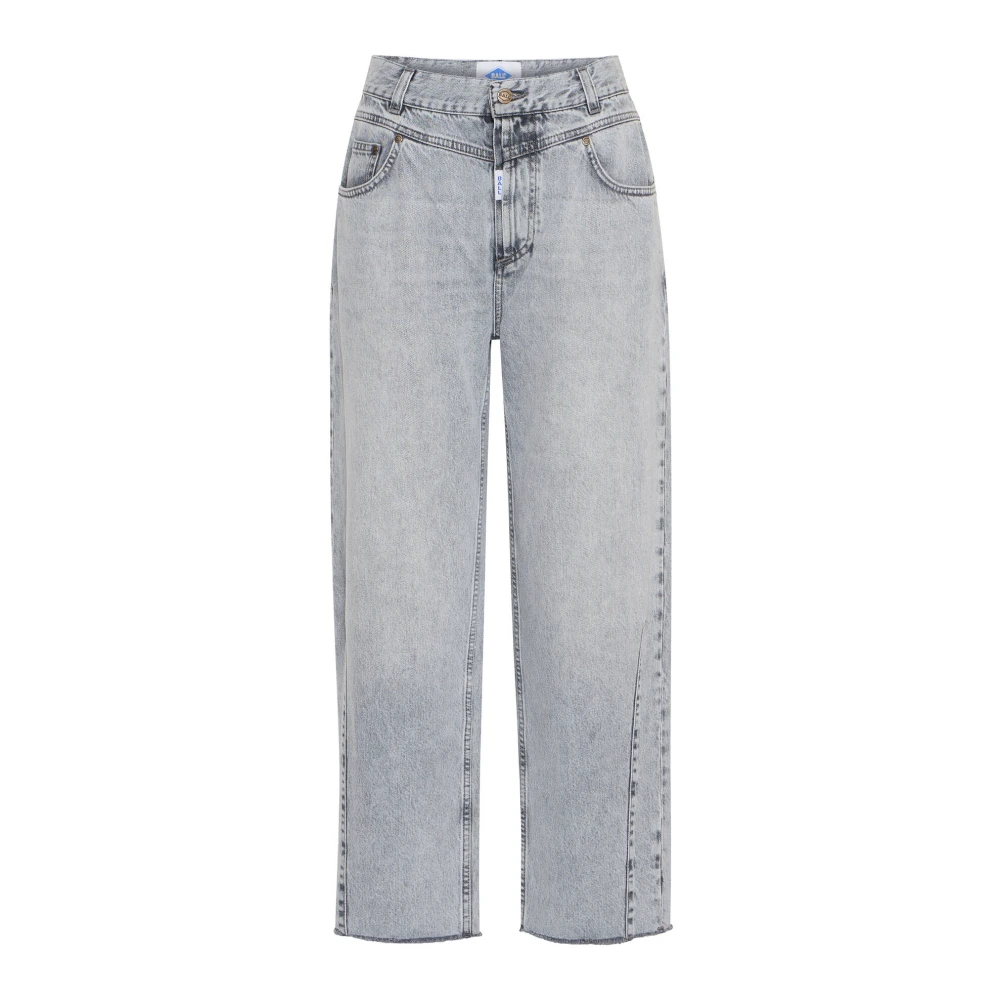 Ball Grijze Denim Broek met gebogen pijpen Blue Dames