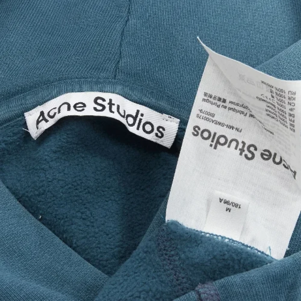 Acne Studios Pre-owned Cotton tops Blue Dames