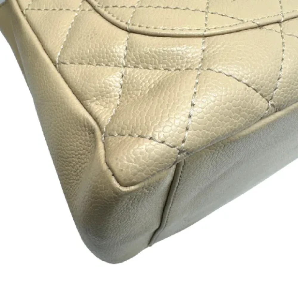 Chanel Vintage Pre-owned Fabric chanel-bags Beige Dames