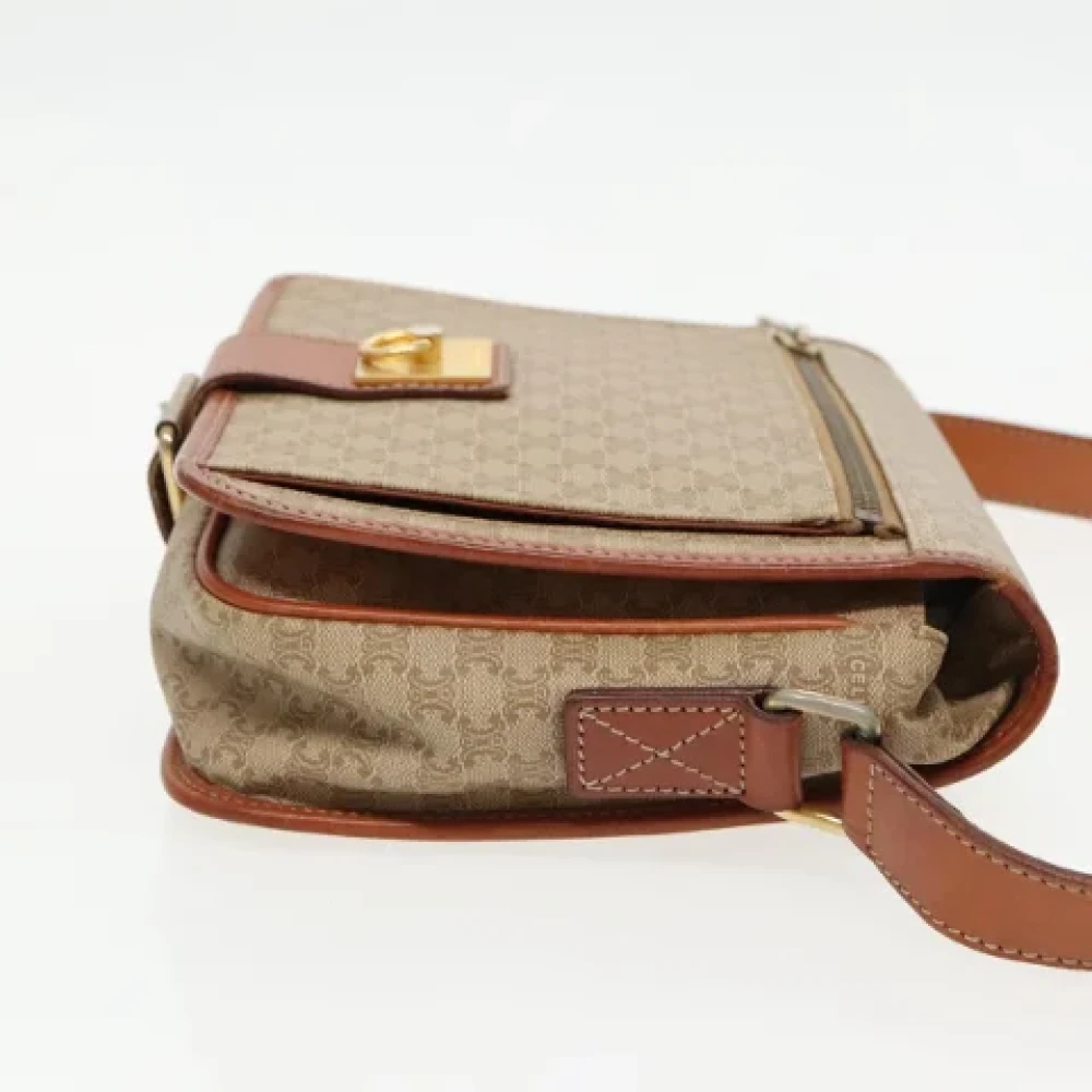 Celine Vintage Pre-owned Fabric celine-bags Beige Dames