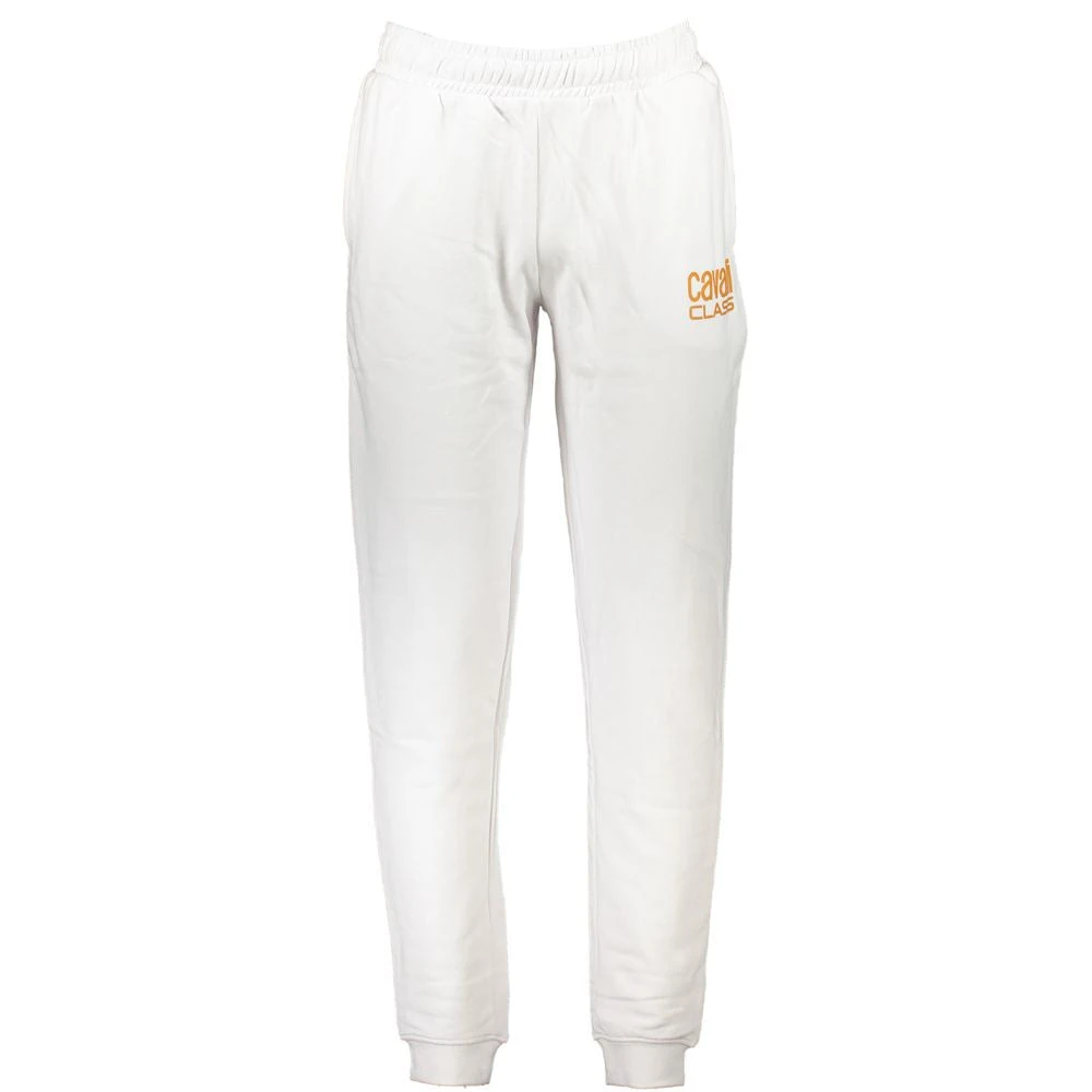 Cavalli Class Men's White Joggers - Sweatpants - Xl - Trousers