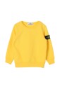 sweatshirt-junior-col-rond-jaune