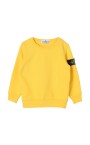 sweatshirt-junior-col-rond-jaune