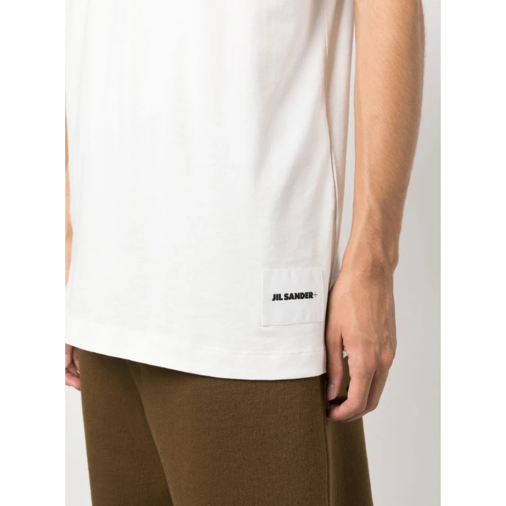 Jil Sander Witte T-shirt 3-pack White Heren