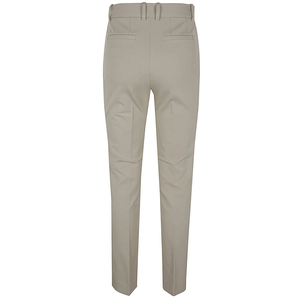 joseph Gabardine Slim-Fit Broek Beige Dames