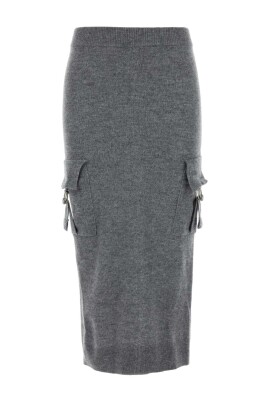 Jupe Noire Blumarine – Taille 8 (IT 40) – 100% Laine – Valeur Neuf >450€