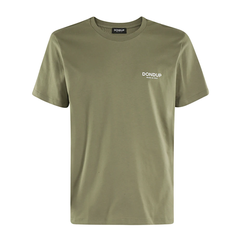 Dondup Casual Katoenen T-shirt Green Heren