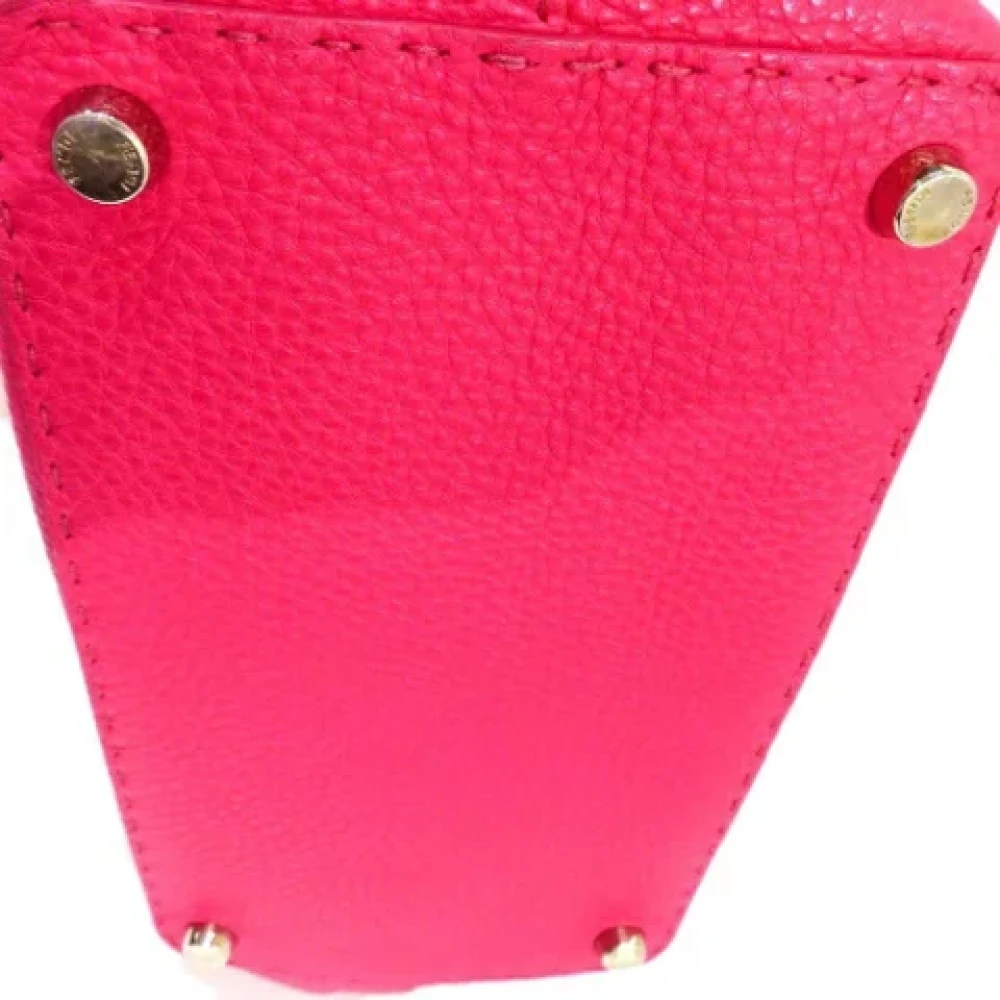 Fendi Vintage Pre-owned Leather fendi-bags Pink Dames