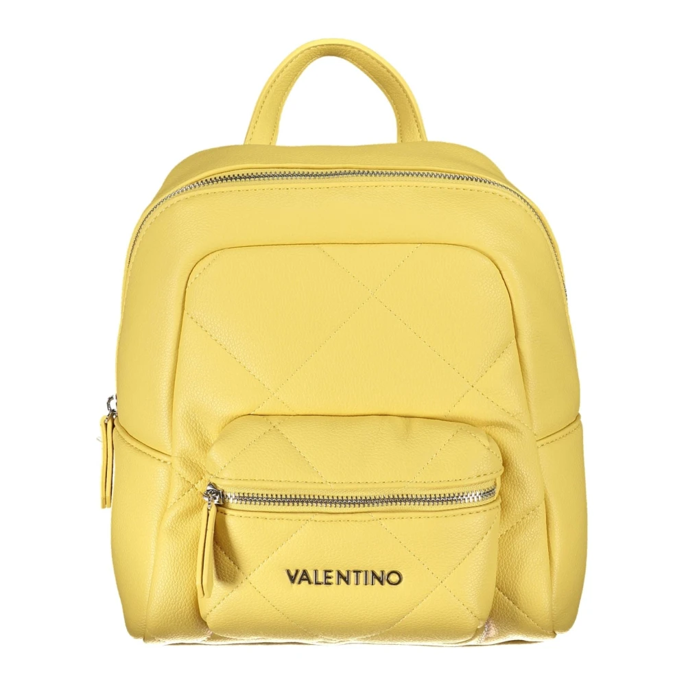 Valentino by Mario Valentino Gul Ryggsäck med Justerbara Remmar Yellow, Dam