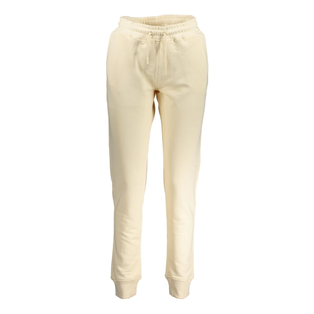 K-way Sportieve Beige Broek met Elastische Taille Beige