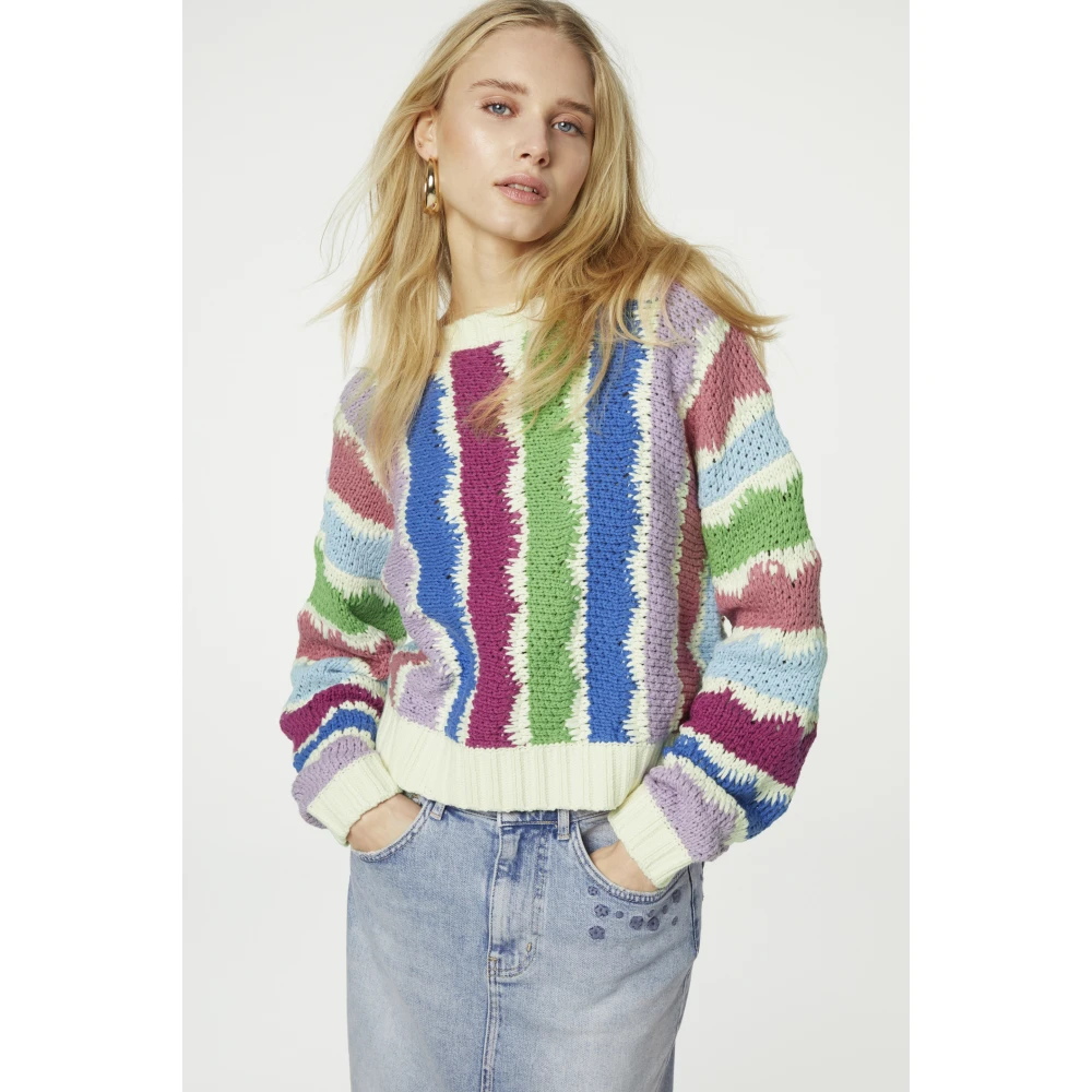 Fabienne Chapot Gestreepte Trui met Lange Mouwen Multicolor Dames