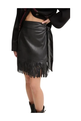 Jaspre Mini Fringe Skirt