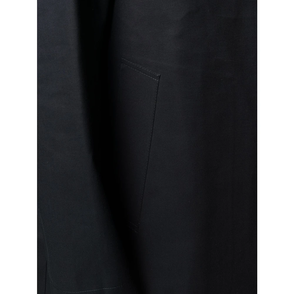 Mackintosh Zwarte Regenjas Stijlvol Waterdicht Buitenkleding Black Heren