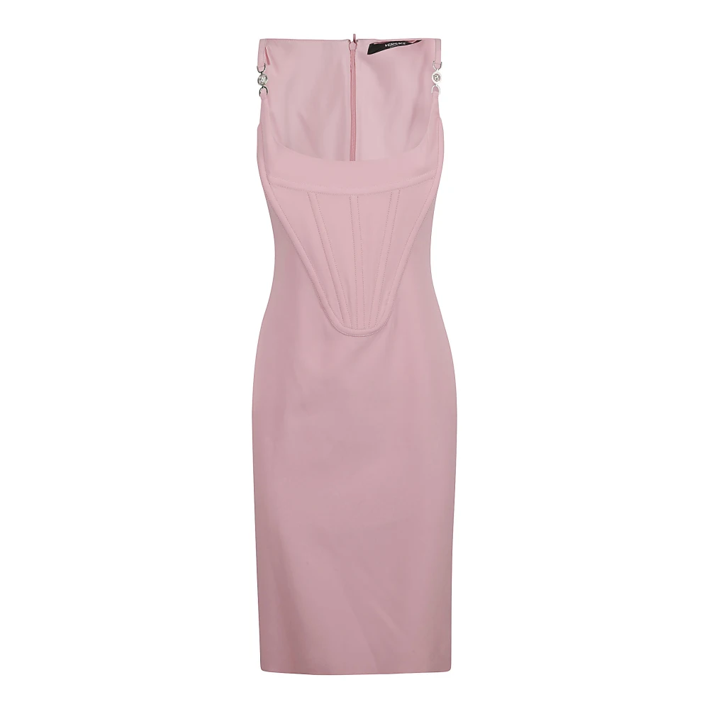 Versace Midi Dresses Pink Dames