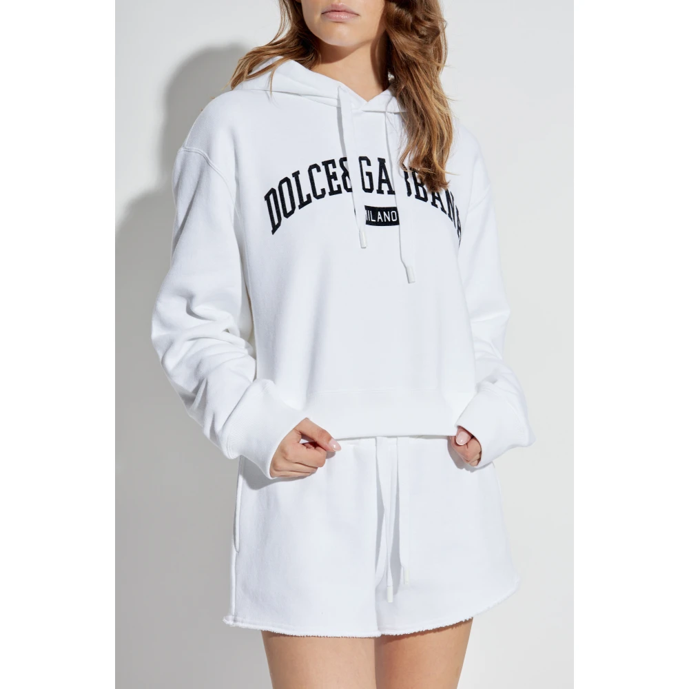 Dolce & Gabbana Hoodie White Dames