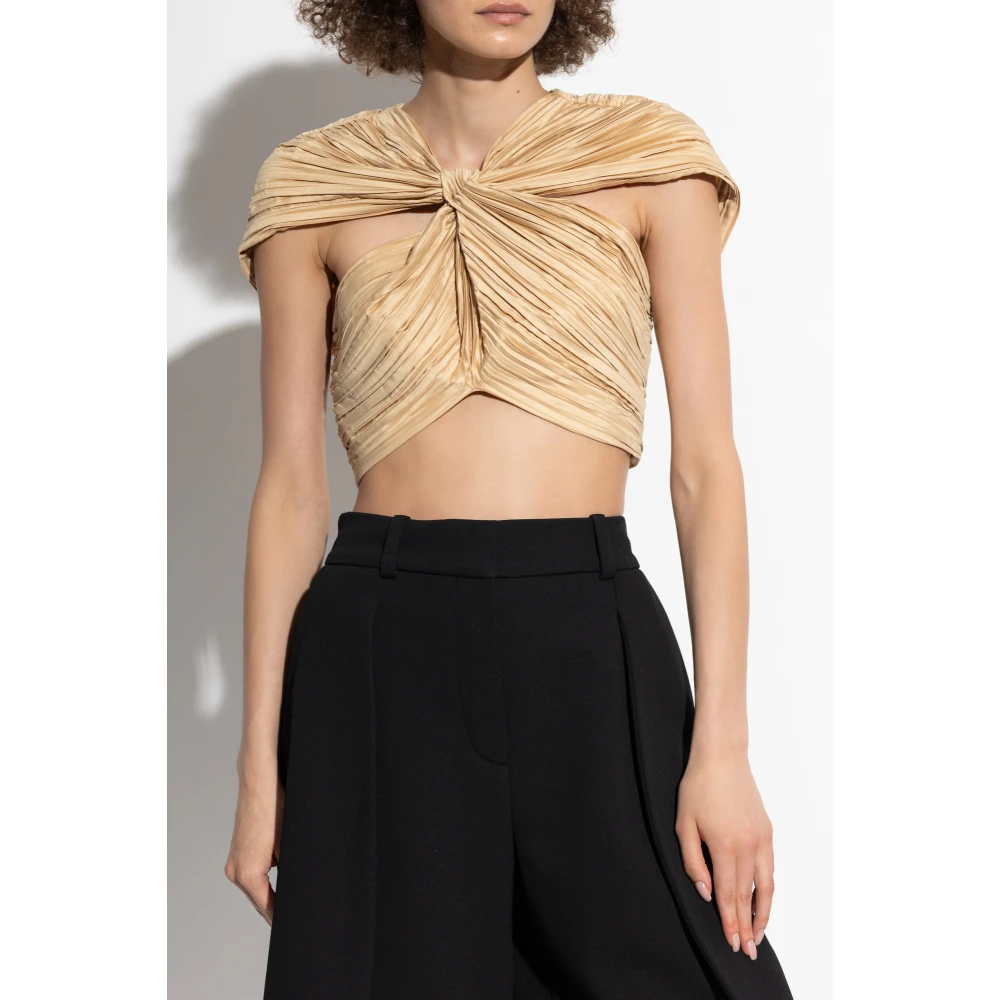 Cult Gaia Top Genesis Beige Dames