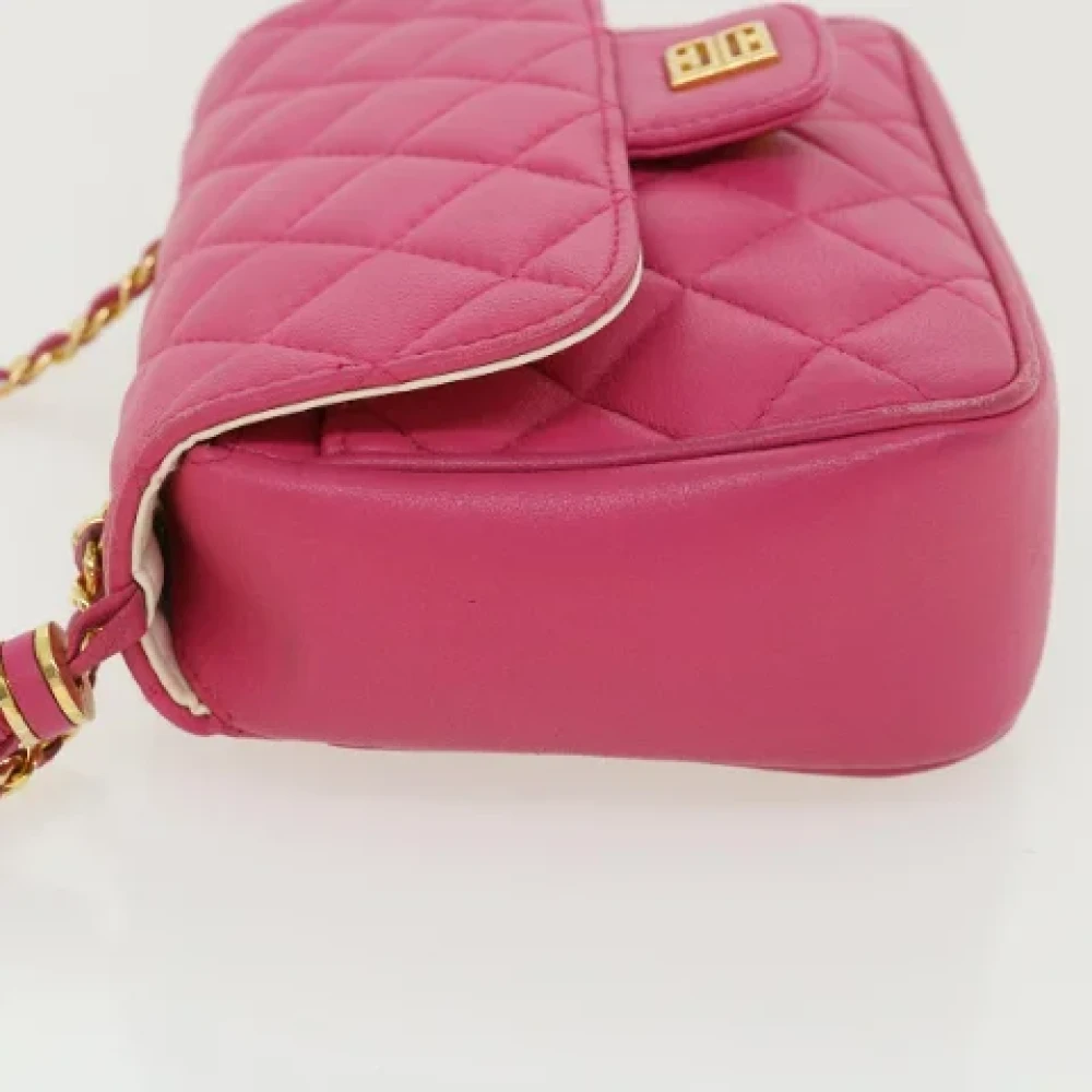 Givenchy Pre-owned Leather shoulder-bags Pink Dames