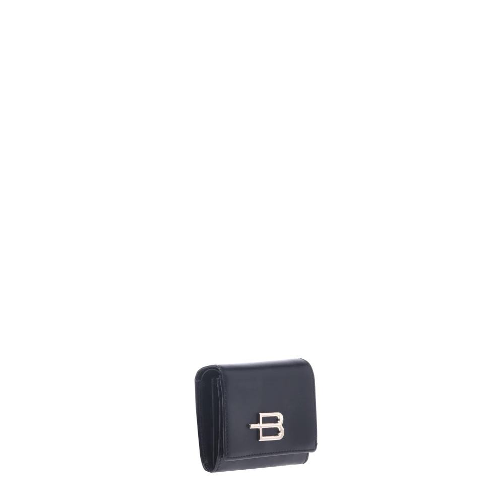Baldinini Wallet in black eco-leather Black Dames