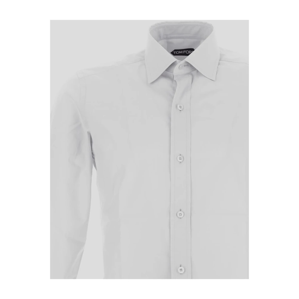 Tom Ford Witte Overhemd met Lange Mouwen White Heren