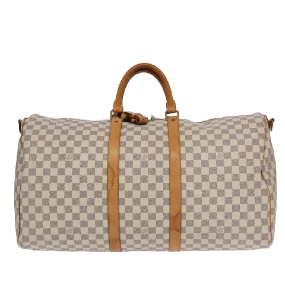 Louis Vuitton Vintage Pre-owned Canvas louis-vuitton-bags White Dames