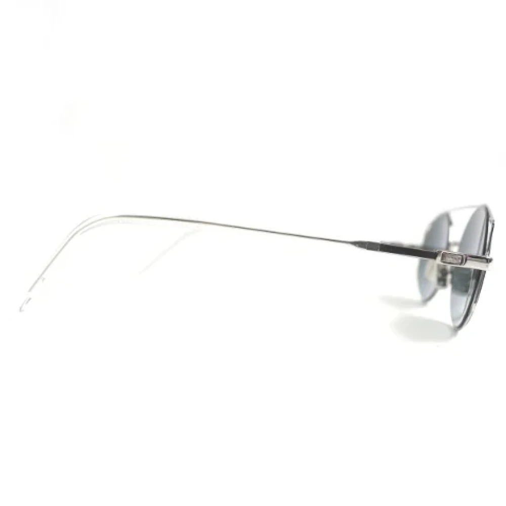 Dior Vintage Pre-owned Metal sunglasses Gray Dames