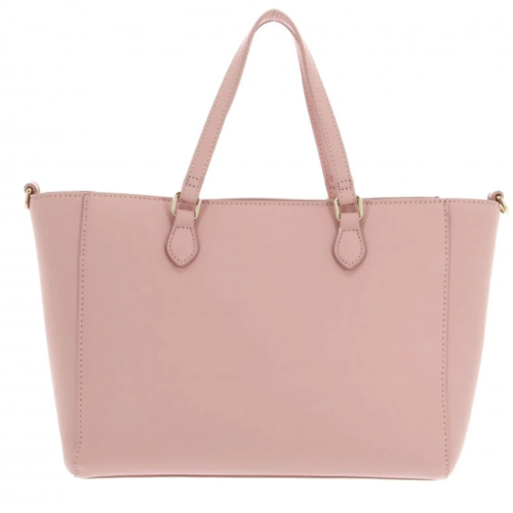 Valentino by Mario Valentino Roze Handtas met Gouden Decoraties Pink Dames