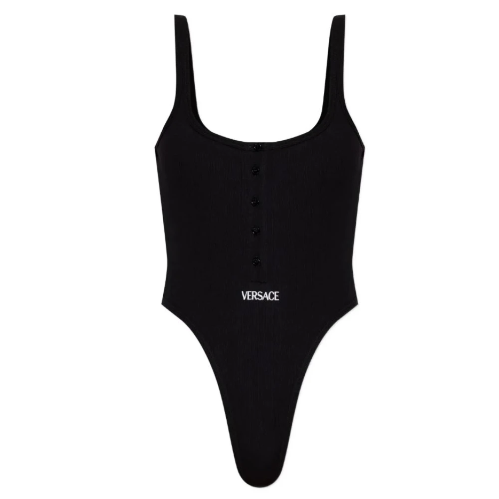 Versace Femme Noir Tops, Taille: 42 Fr Top