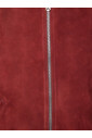 blouson-bomber-rouge-en-daim