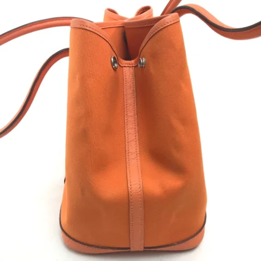 Hermès Vintage Pre-owned Fabric totes Orange Dames