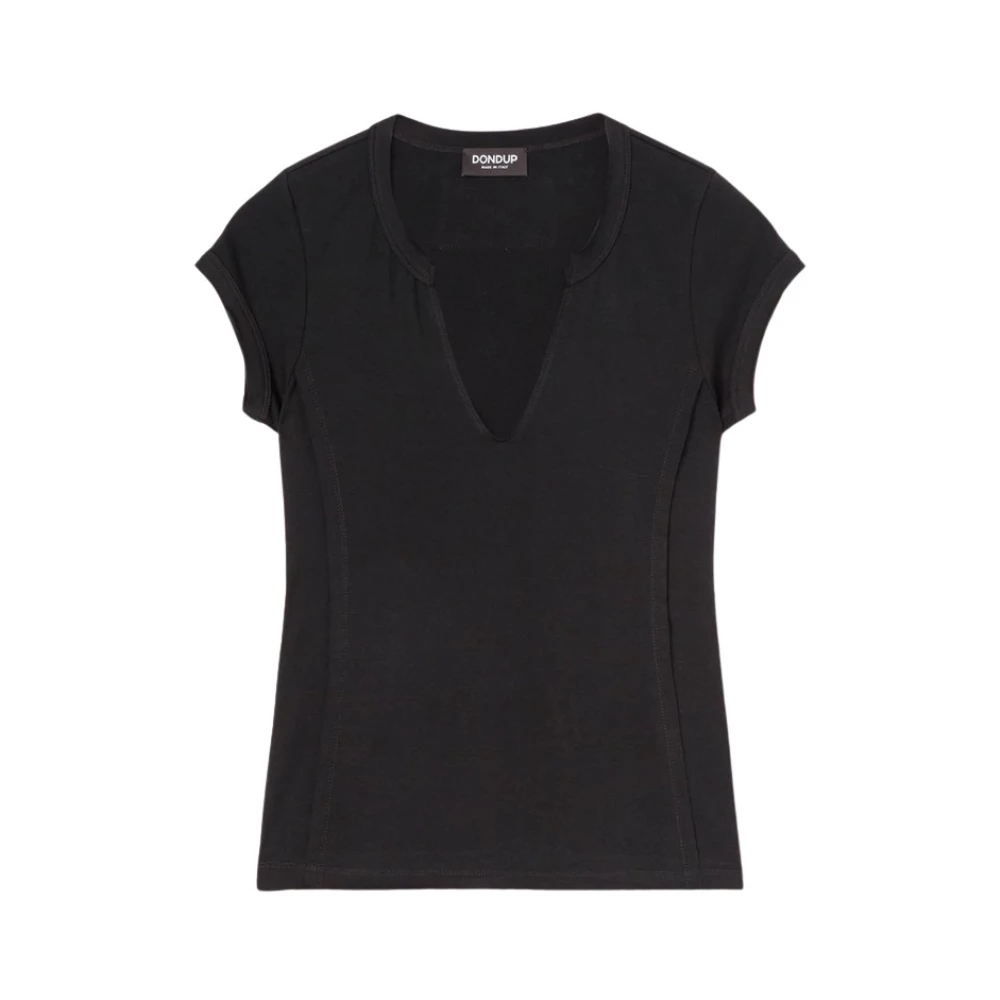 Dondup - Tops > T-Shirts - Black - Dondup - Modalova