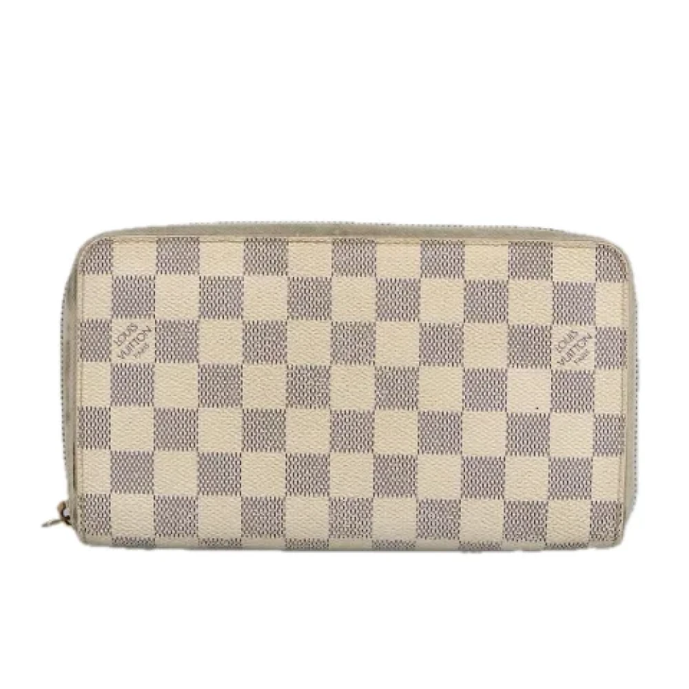 Louis Vuitton Vintage Pre-owned Canvas wallets White Dames