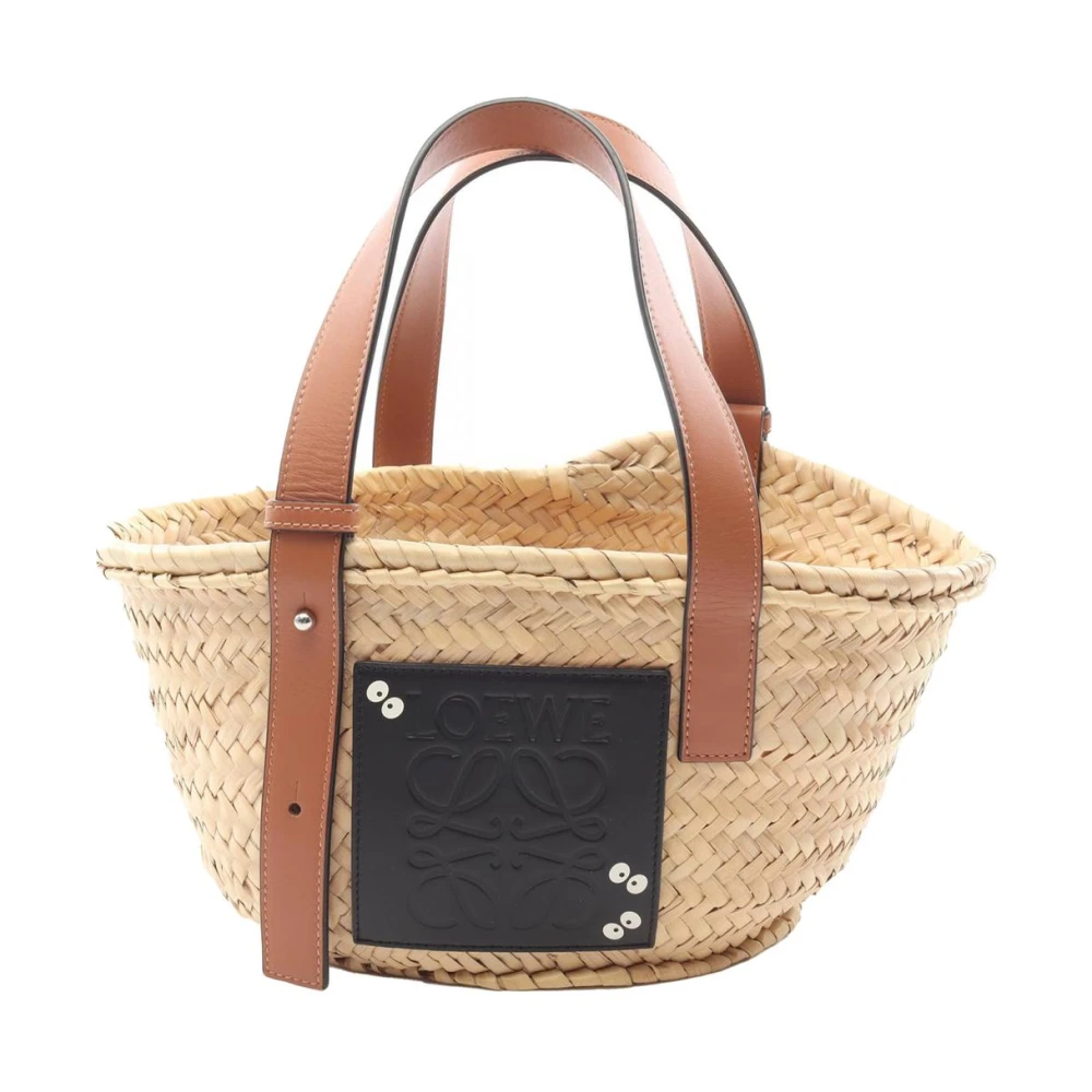 Loewe Pre-Owned Women's Brown Pre-Owned Vintage Raffia Tote Bag