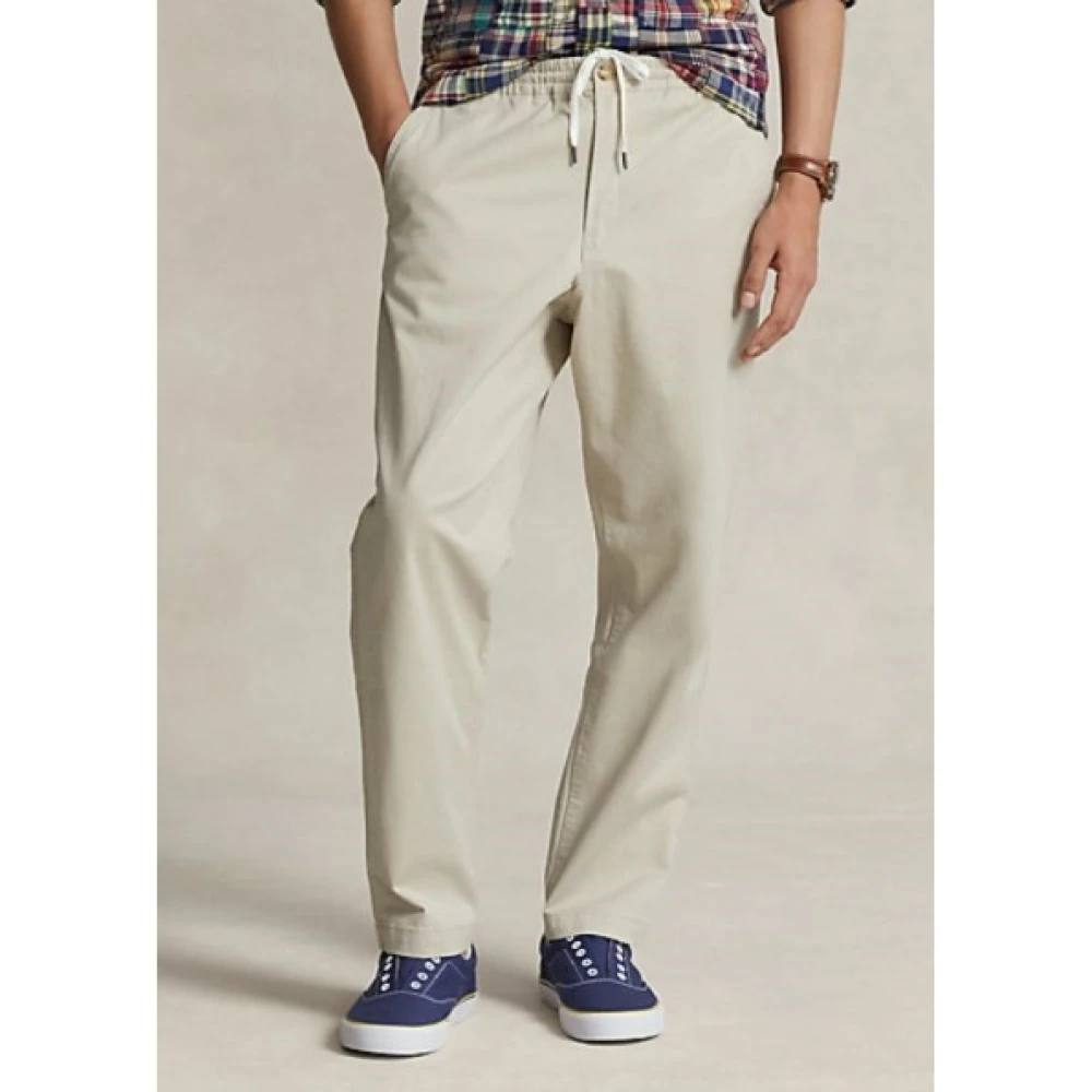 Polo Ralph Lauren Casual broek met trekkoord taille Beige Heren
