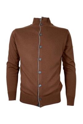 luxury-brown-cashmere-cardigan