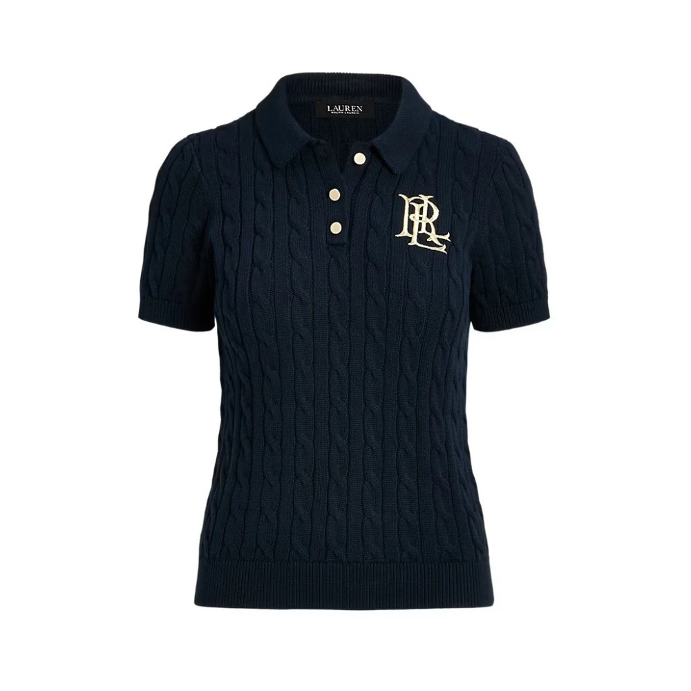 Ralph Lauren Donna Blu Maglie, Xl, New,