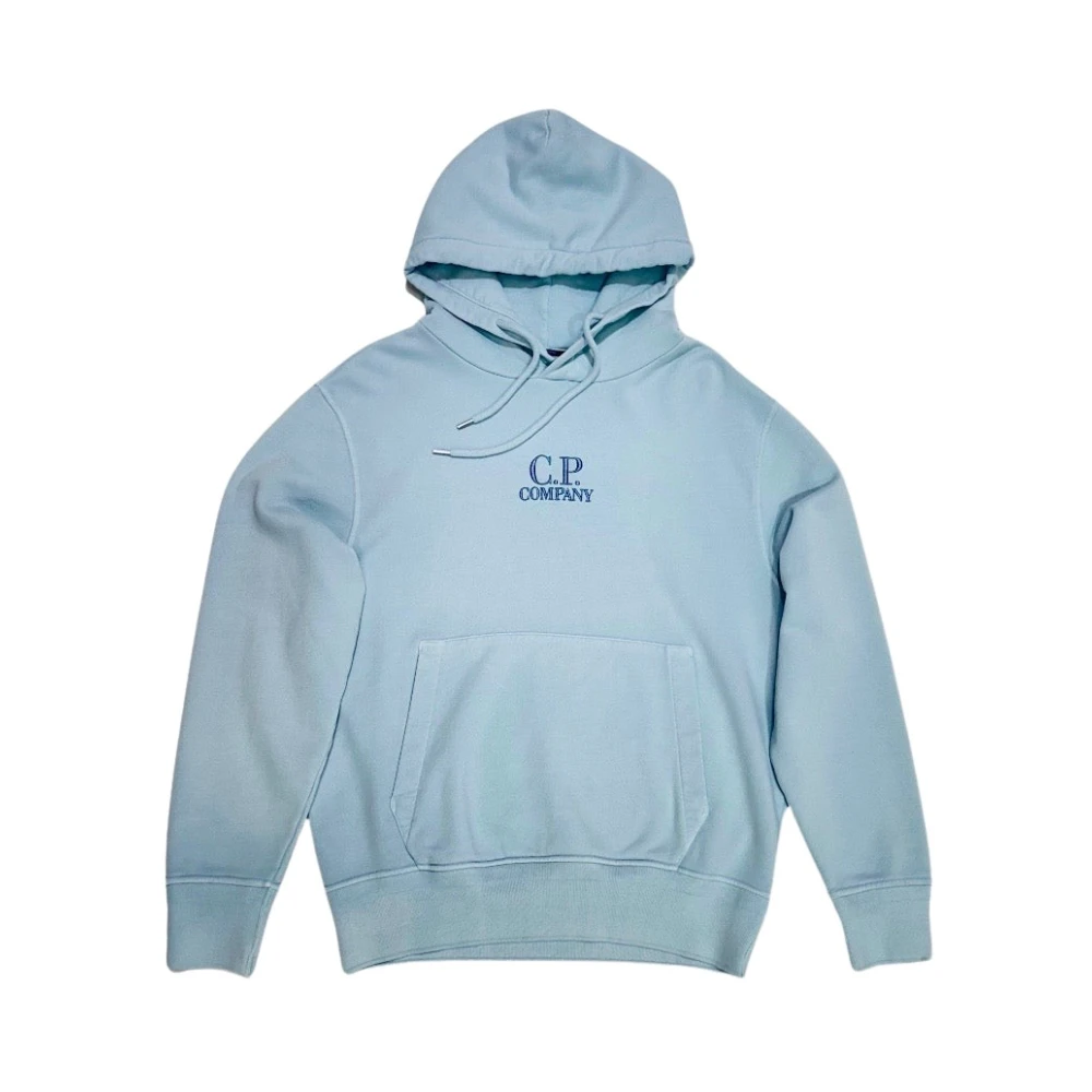 C.P. Company Starlight Logo Hoodie Sweatshirt Blue Heren