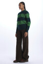 pull-en-laine-raye-vert