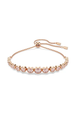 Roséguld Kristallarmband