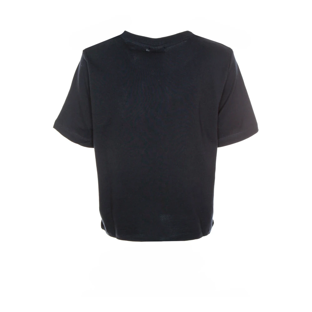 Essentiel Antwerp IJsje Geborduurd T-shirt Blue Dames