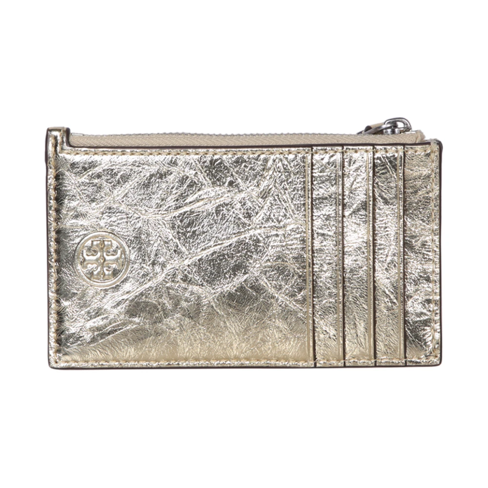 TORY BURCH Wallets Cardholders Gray Dames
