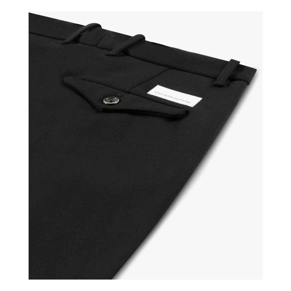 Nine In The Morning Blauwe Tech Wol Chino Broek Black Heren