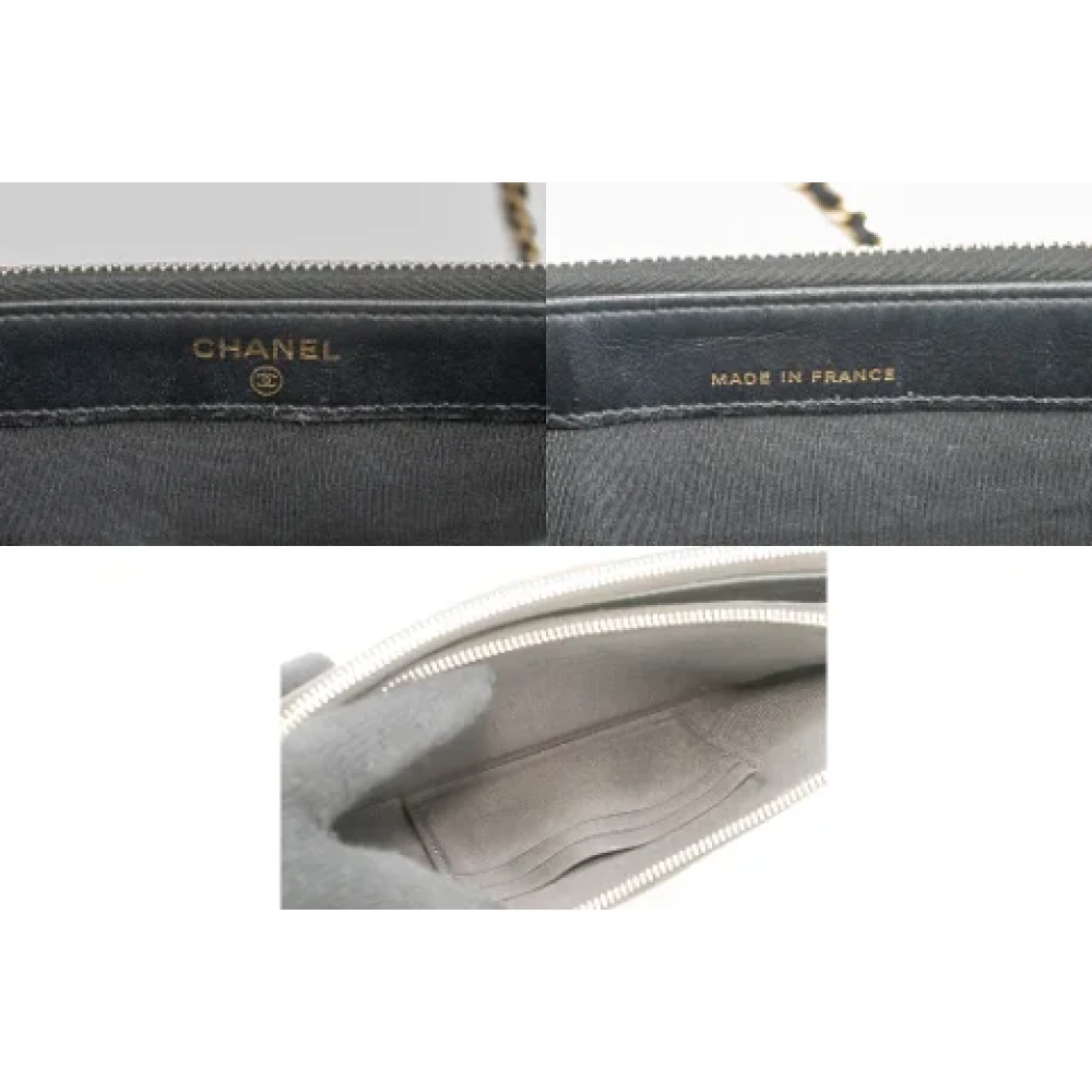 Chanel Vintage Pre-owned Leather chanel-bags Black Dames