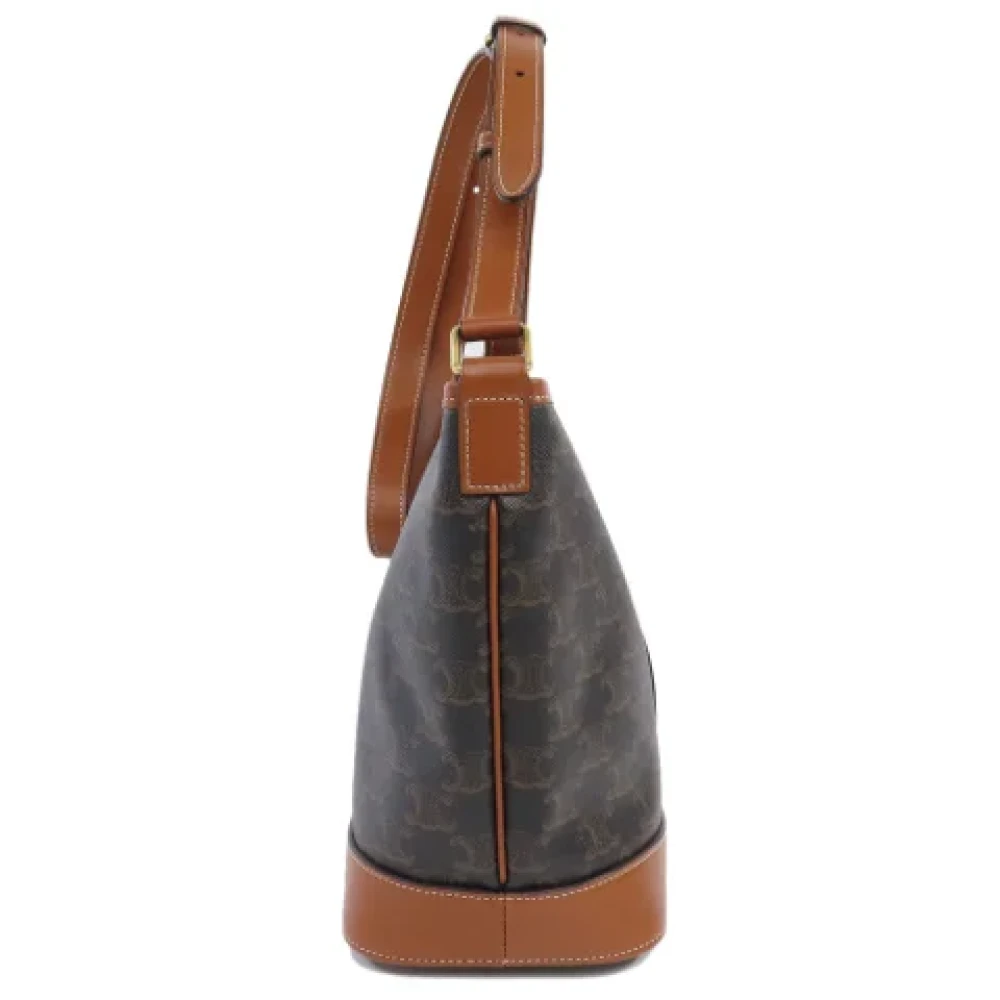 Celine Vintage Pre-owned Plastic celine-bags Brown Dames