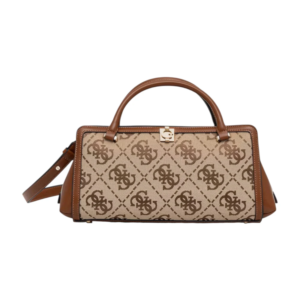 Guess Beige Audrey Logo Sml Gfrn Hwjg97 55060 - Female - Handbags - One Size - Bags