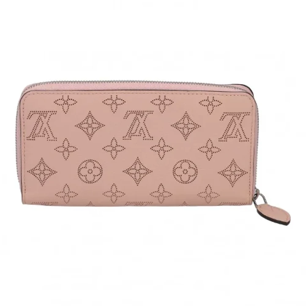 Louis Vuitton Vintage Pre-owned Leather wallets Pink Dames