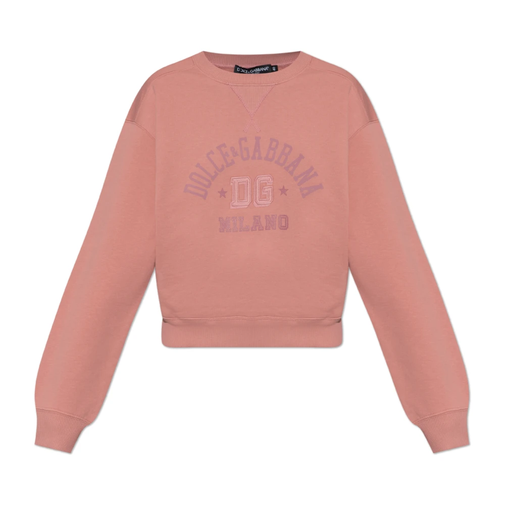 Dolce & Gabbana Damen Rosa Sweatshirts & Hoodies, 2XSgröße:
