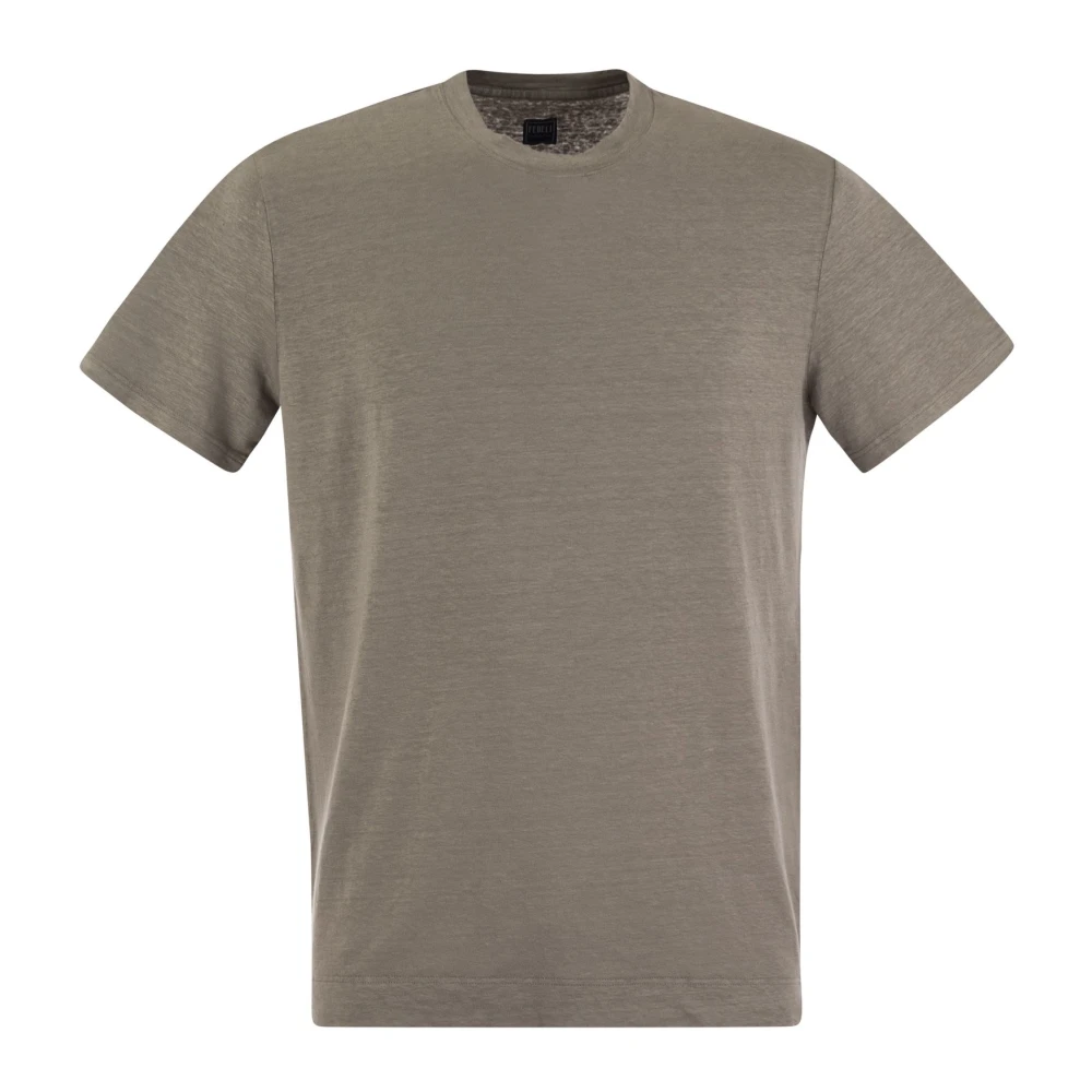 Fedeli T-Shirts Gray Heren
