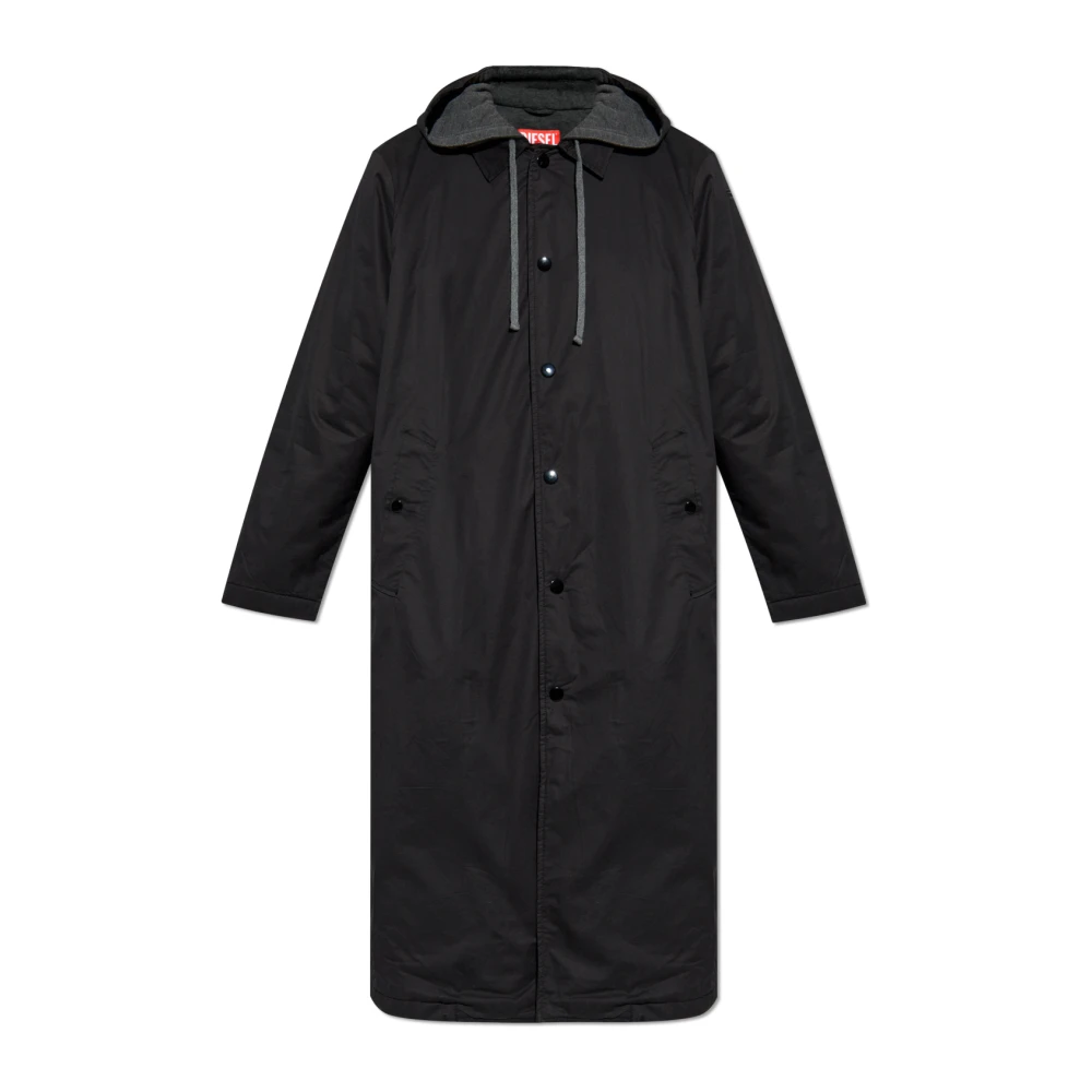 Diesel Capuchonjack J-Marlon Black Heren
