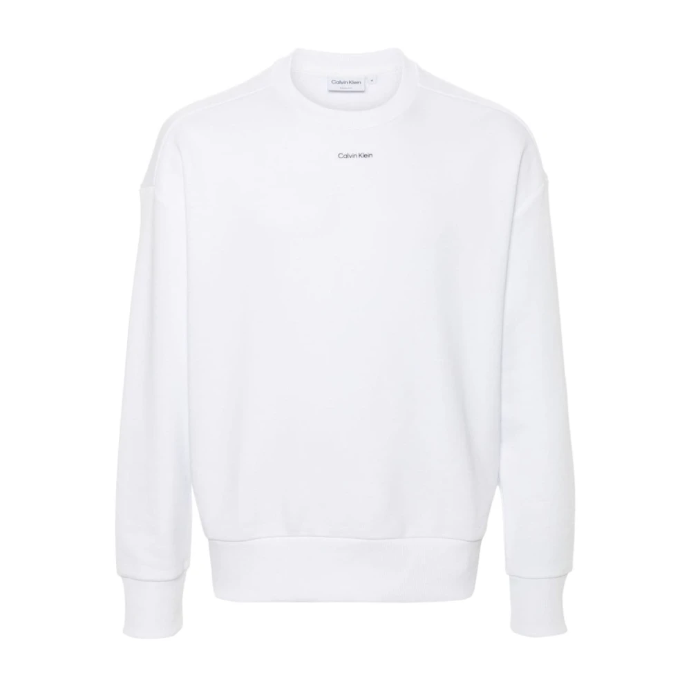 Calvin Klein Witte Sweaters voor Mannen en Vrouwen White Heren