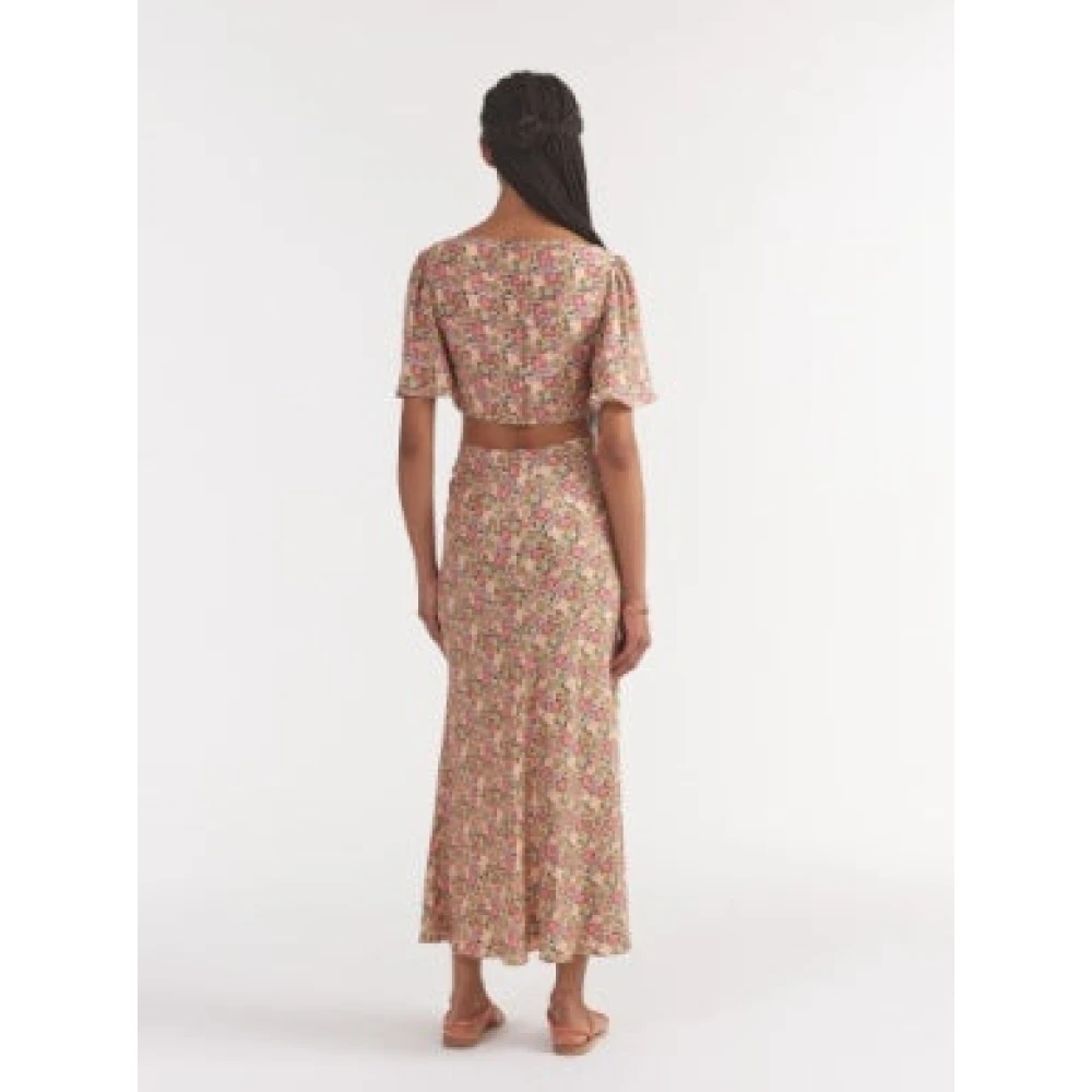 Saloni Zomerjurk met uitsparingen Multicolor Dames